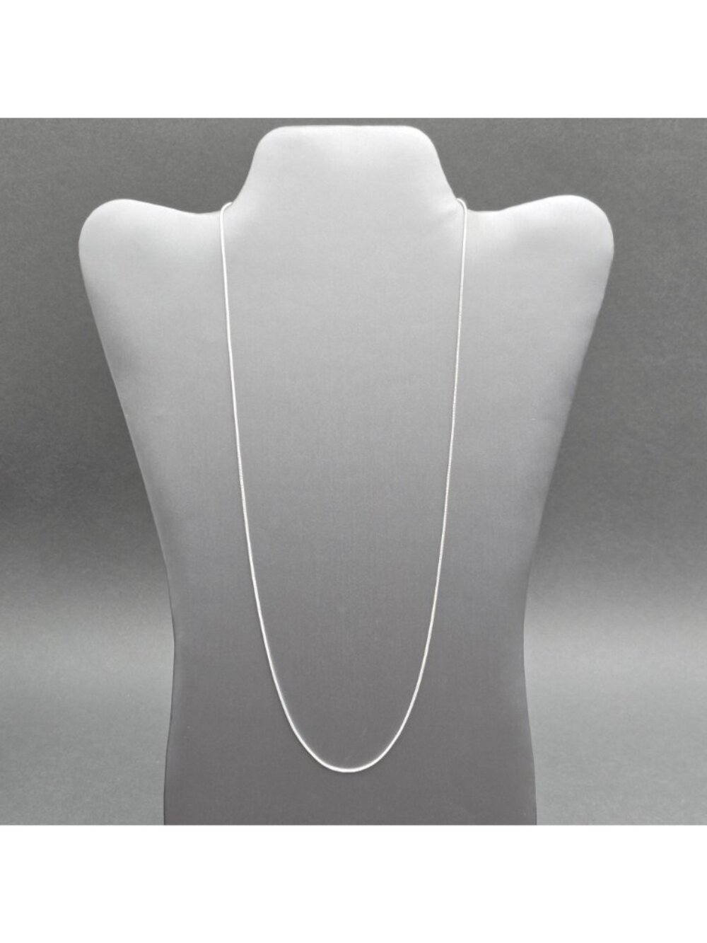 925 Sterling Silver 1mm Snake Chain Necklace 24" Minimalist Jewelry Layering - Picture 9 of 9